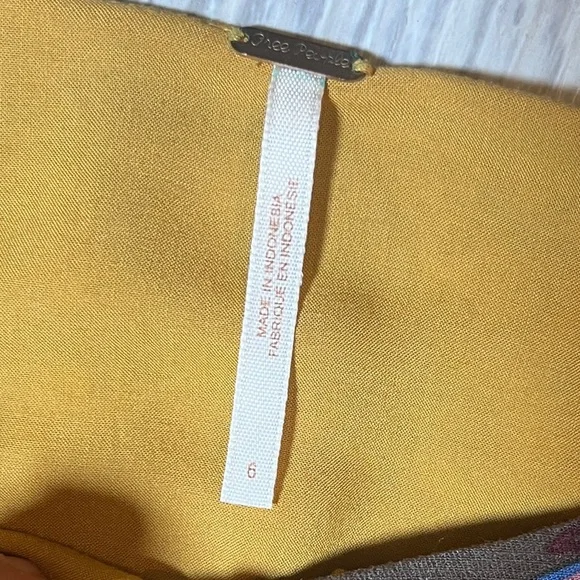 FREE PEOPLE OSSIE VIBES BELL SLEEVES TUNIC DRESS Size 6 - Picture 2 of 8